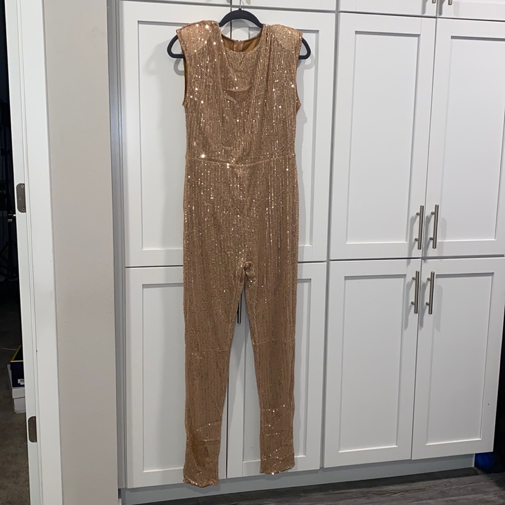 GOLD JUMPSUIT